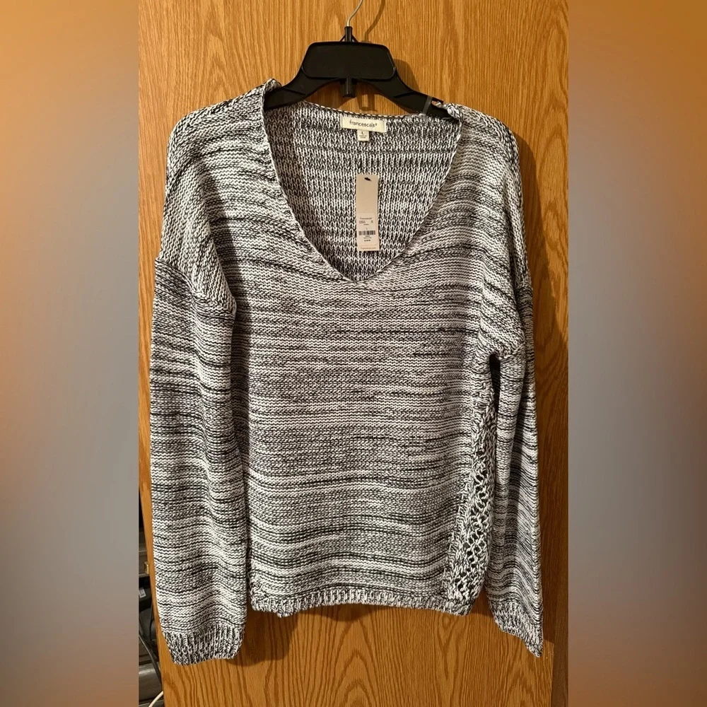Francesca’s Alisha Pointelle Pullover